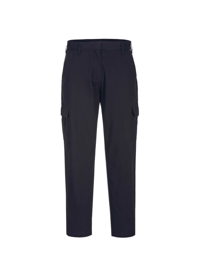 Women's Stretch Cargo Trousers, 24, R, Black