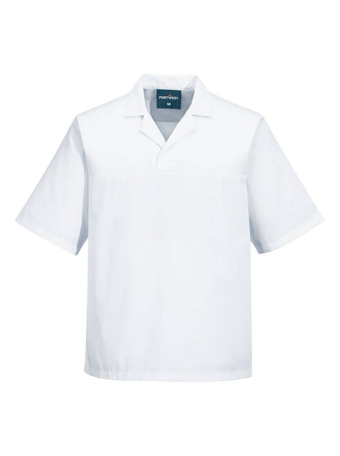 Baker's No Pocket Shirt S/S , L, R, White