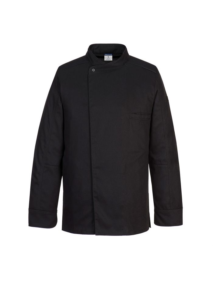 Chef's Mesh Air Pro Surrey Jacket L/S , L, R, Black