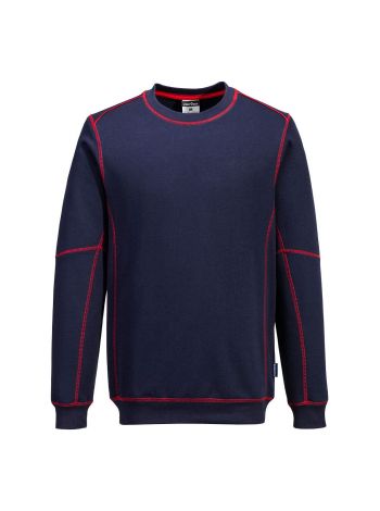 Essential Two Tone Sweatshirt, L, E, Navy/Red