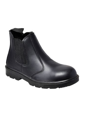 Portwest Dealer Boot S1P FO SR, 38, R, Black