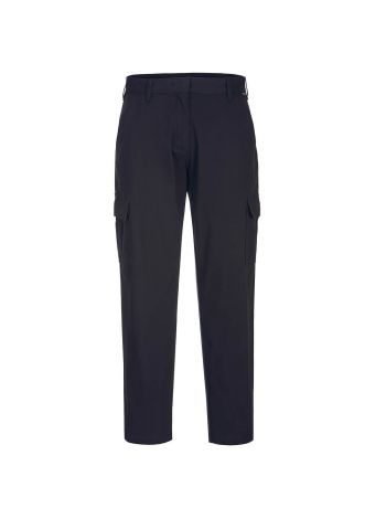Women's Stretch Cargo Trousers, 24, R, Black