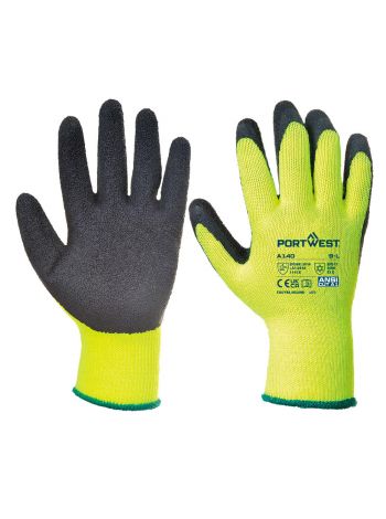 Thermal Grip Glove - Latex, L, R, Black