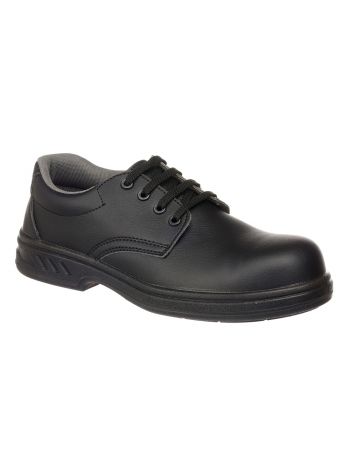 Steelite Laced Safety Shoe S2 FO SR, 34, R, Black