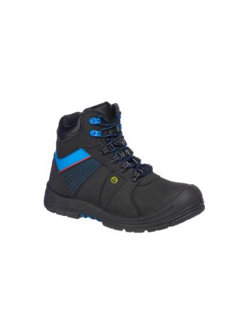 Composite Action Nubuck Ankle Boot S3 ESD HRO SRC, 39, B, Black/Blue