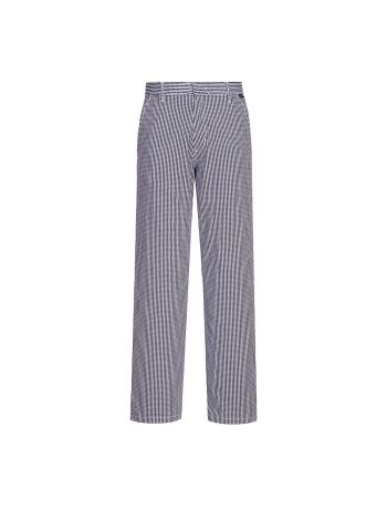 Chef's Barnet Trousers , L, R, Blue Check