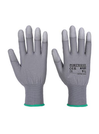 PU Fingertip Glove, M, R, Grey