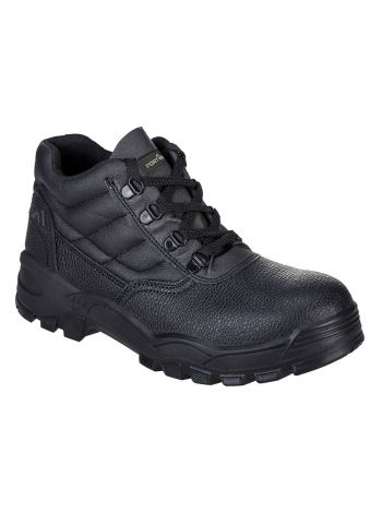 Steel Split Leather Mid Boot S1P SR, 35, R, Black