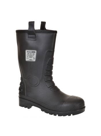 Steel PVC Rigger Boot S5 FO, 36, R, Black