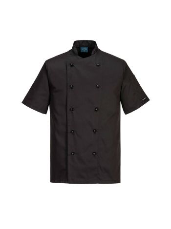 Chef's Kent Jacket S/S , 4XL, R, Black