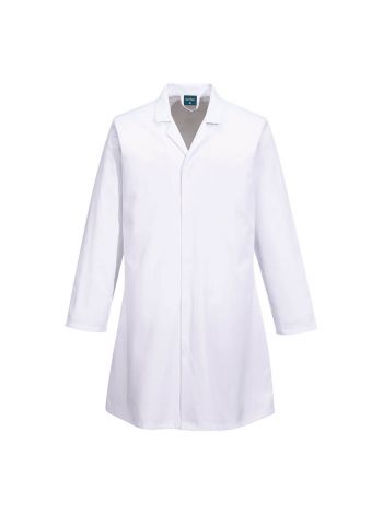 Food Industry No Pocket Coat, 4XL, R, White