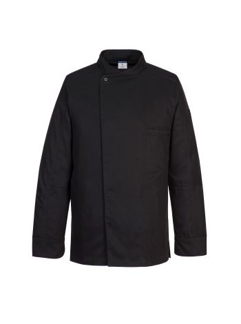 Chef's Mesh Air Pro Surrey Jacket L/S , L, R, Black